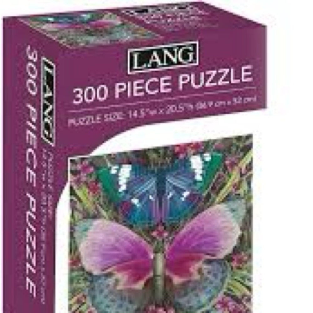 Lang 300-Piece Jigsaw Puzzle - Midnight Garden Butterflies
